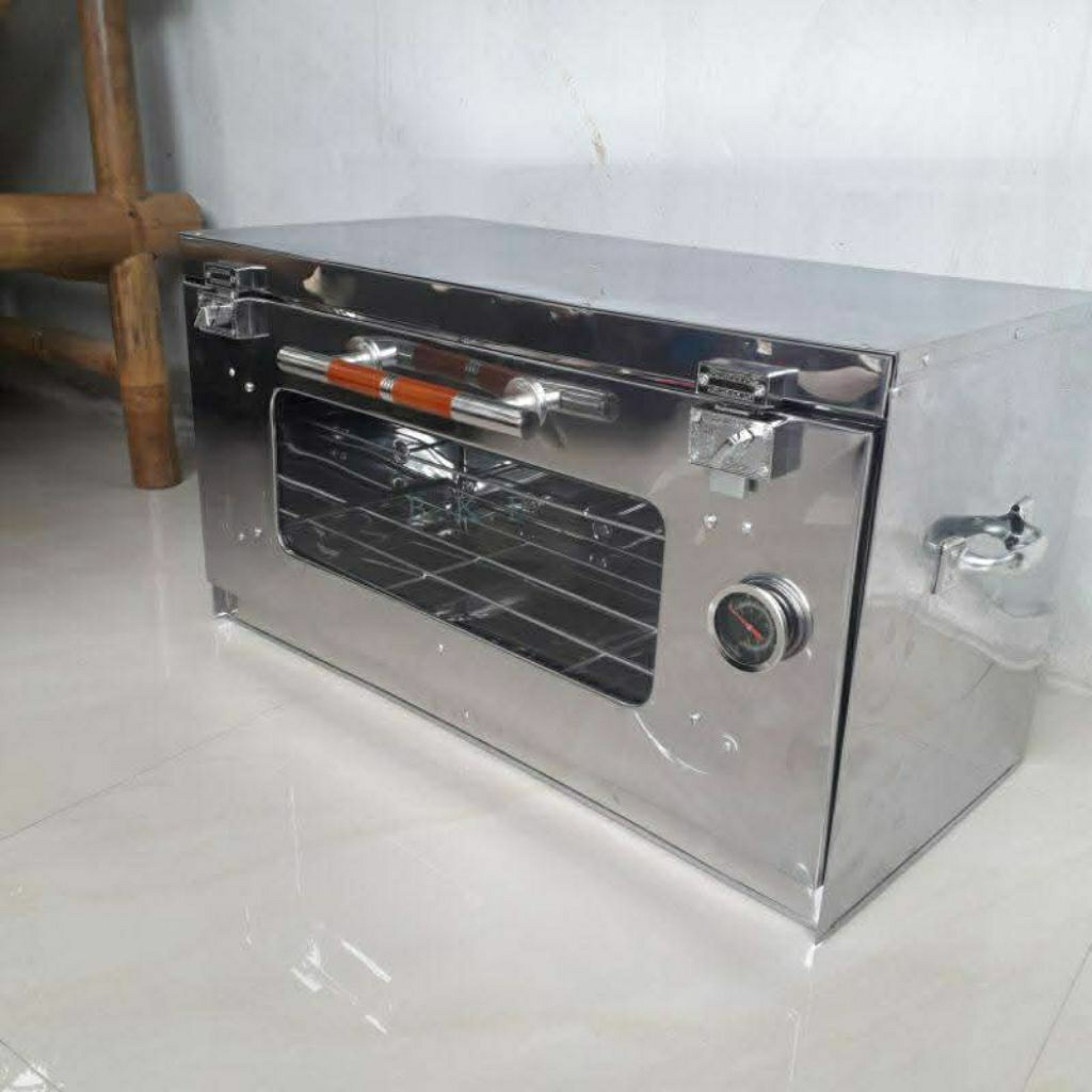 Oven tangkring 2 tungku oven kompor 2 tungku stainless steel