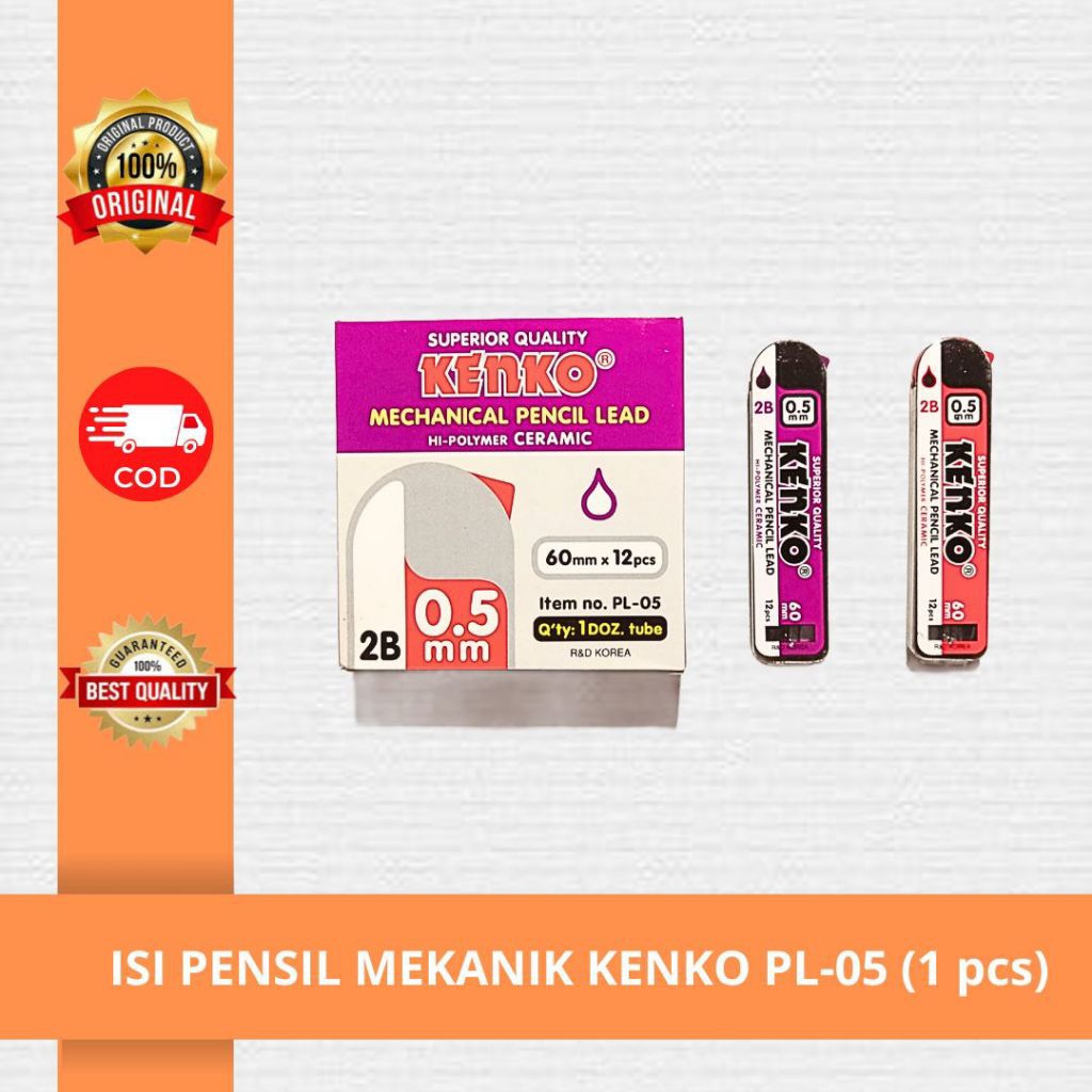 

Isi Pensil Mekanik Kenko PL-05 | ukuran 0.5 mm eceran (1 pcs)