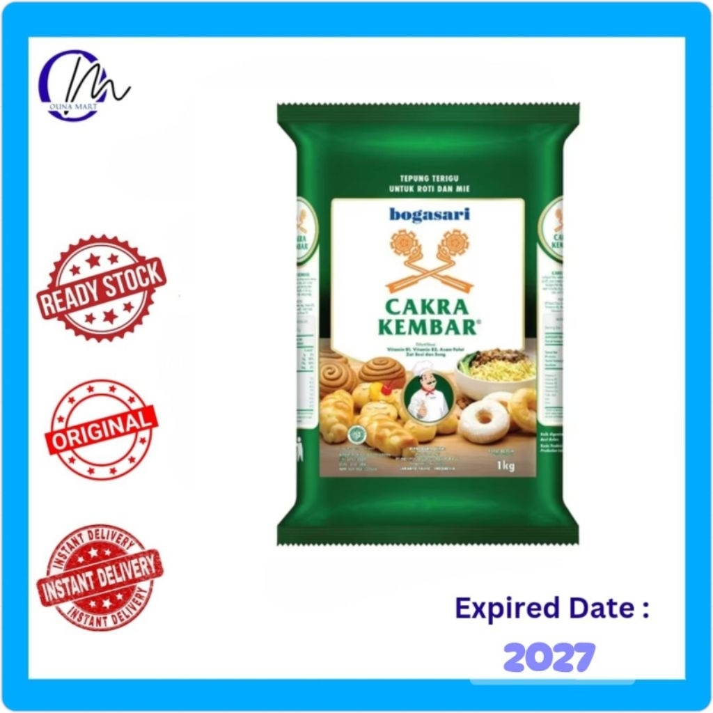 

BOGASARI TERIGU CAKRA KEMBAR 1 KG