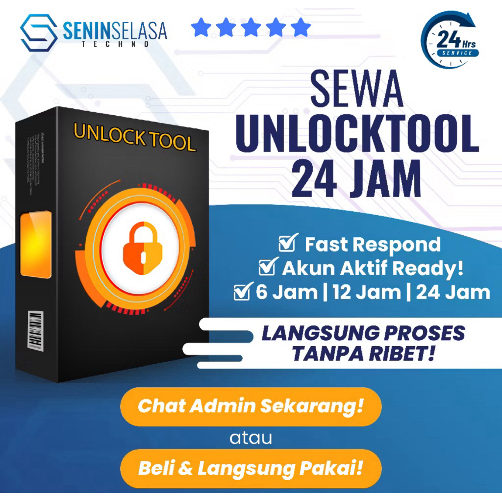 Fast Sewa Akun UNLOCKTOOL / Sewa UNLOCK TOOL