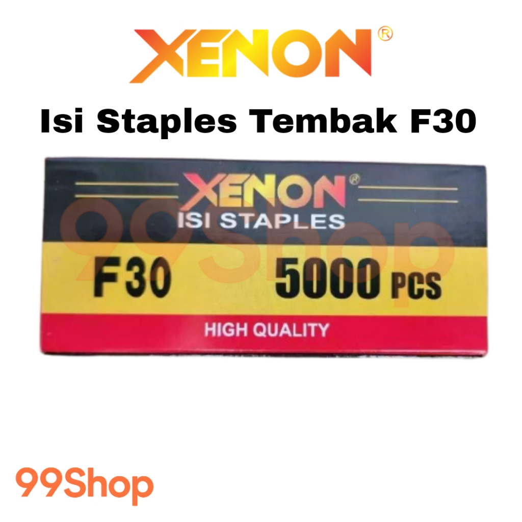 

XENON ISI STAPLES MESIN PAKU TEMBAK F30 REFILL AIR NAILER STAPLES / ISI STAPLES TEMBAK