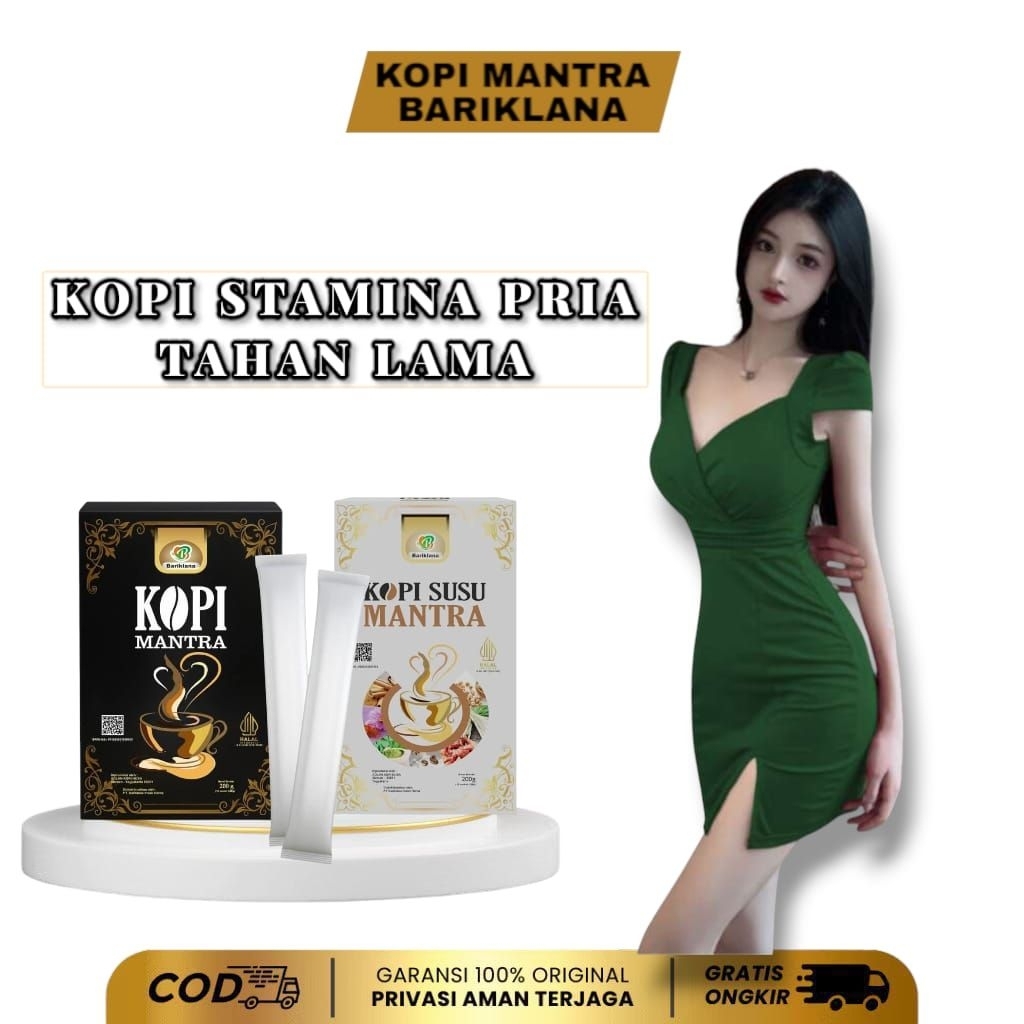 Kopi mantra kuat tahan lama - kopi penambah stamina pria obat kuat tahan lama original BPOM