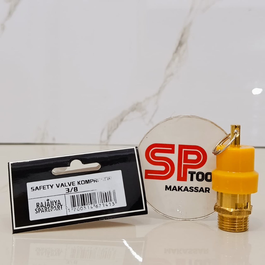 OTOMATIS KOMPRESOR / COMPRESOR / OTOMATIS PENGAMAN TEKANAN ANGIN SAFETY VALVE KOMPRESSOR 3/8" 3/8 IN