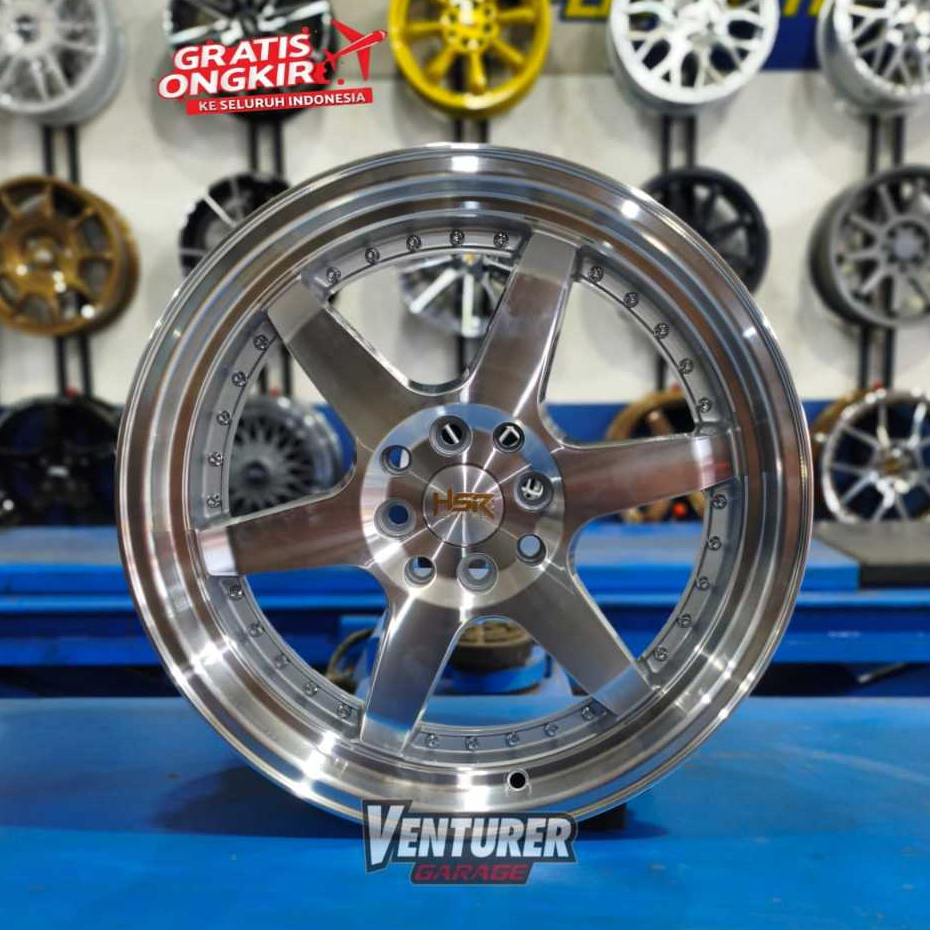 Velg Mobil Ring 17 Celong Hsr Borgo R17 Lubang 4 Buat Jazz, Yaris, Mazda2, Raize, Civic Dll