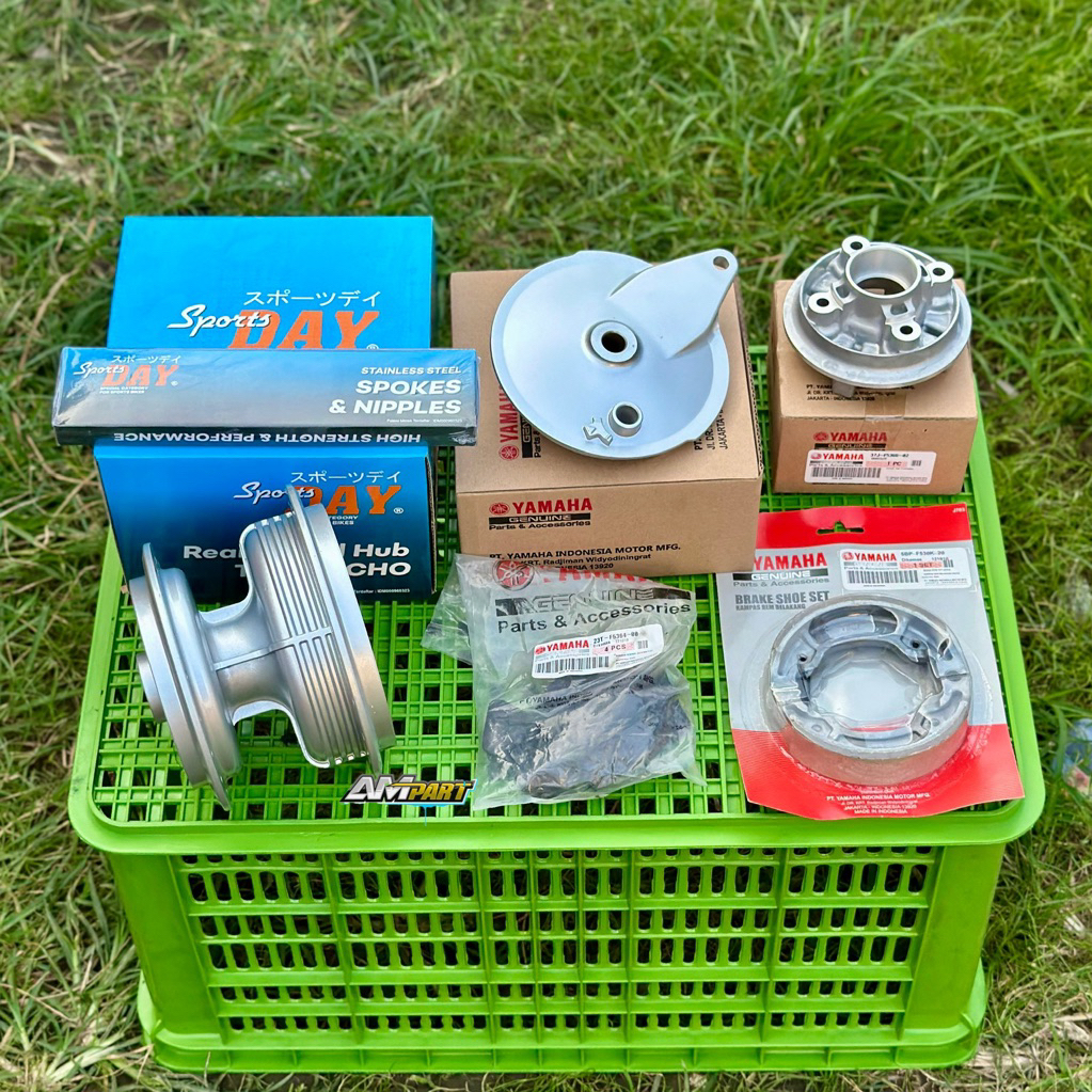 PAKET TROMOL BELAKANG TS HONCHO DUSTER DAY SET TUTUP KAMPAS NAP GEAR KING ORIGINAL YAMAH TINGGAL PAS