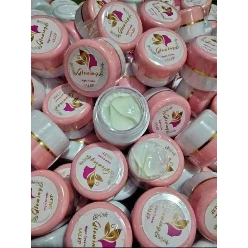 salep glowing night cream ori