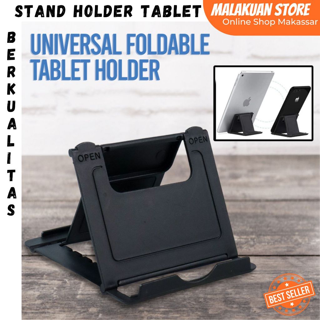 Stan Holder HP Tablet / Universal Foldable Phone Tablet Holder 10 Inch SEENDA
