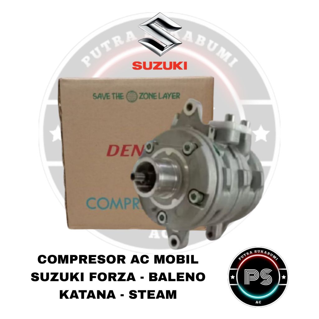COMPRESOR KOMPRESOR AC MOBIL SUZUKI FORZA BALENO KATANA STEAM