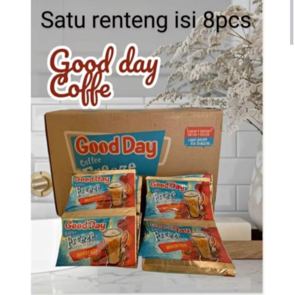 

GOOD DAY FREEZE kopi good day (1 renteng 8pcs