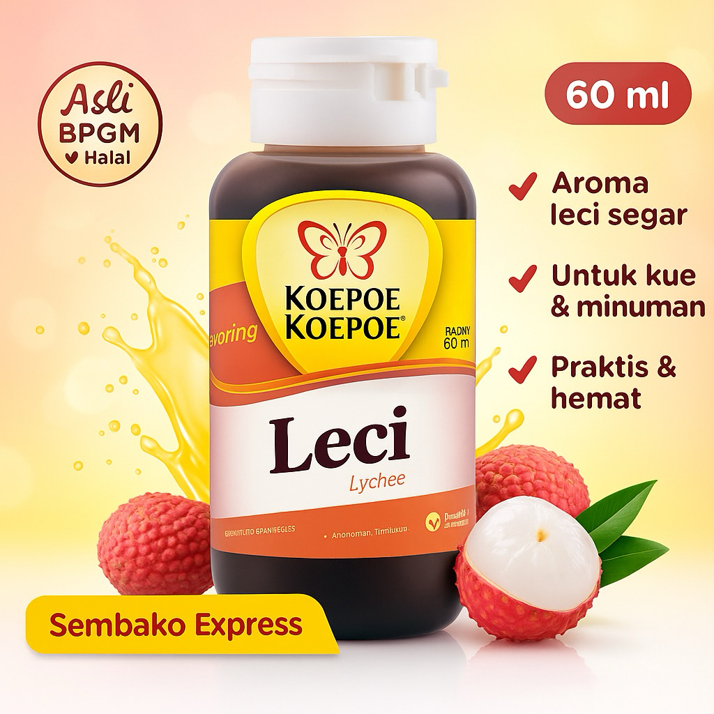 

Koepoe Koepoe Perisa Pasta Leci 60ml – Aroma & Rasa Lychee Premium
