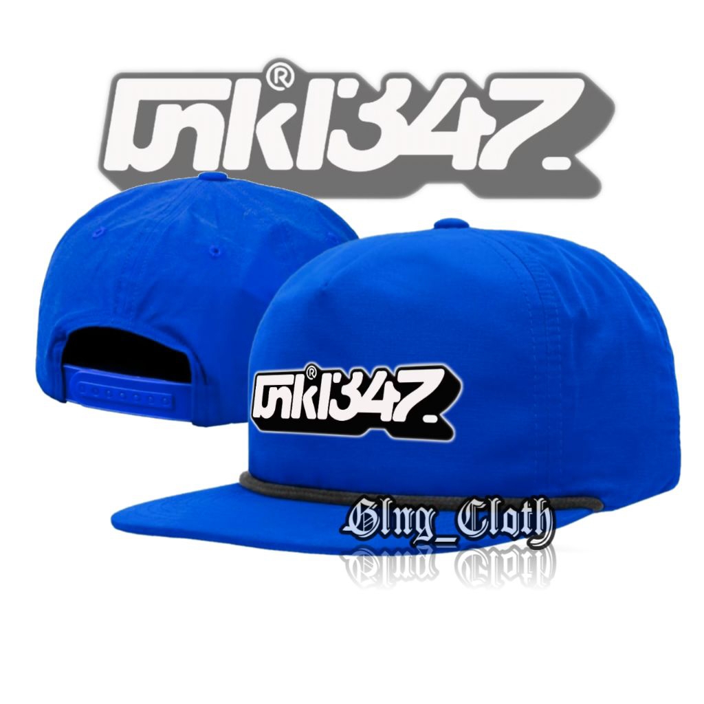 Topi UNKL347 Snapback Classic - Rope Hat Caps Casual Vintage - Topi Snapback Klasik Skena Pria Wanit