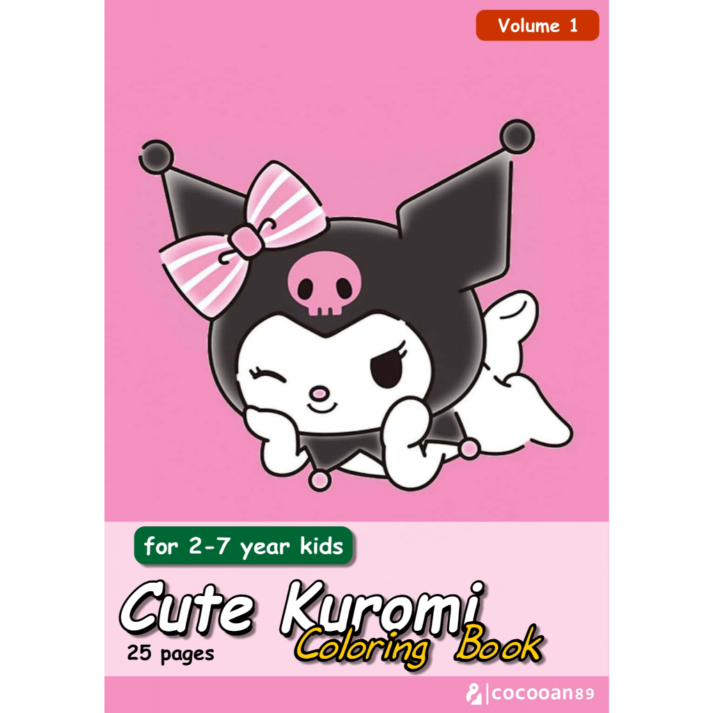 

A5 - Lembar Mewarnai Anak - 20+ Lembar - Kuromi