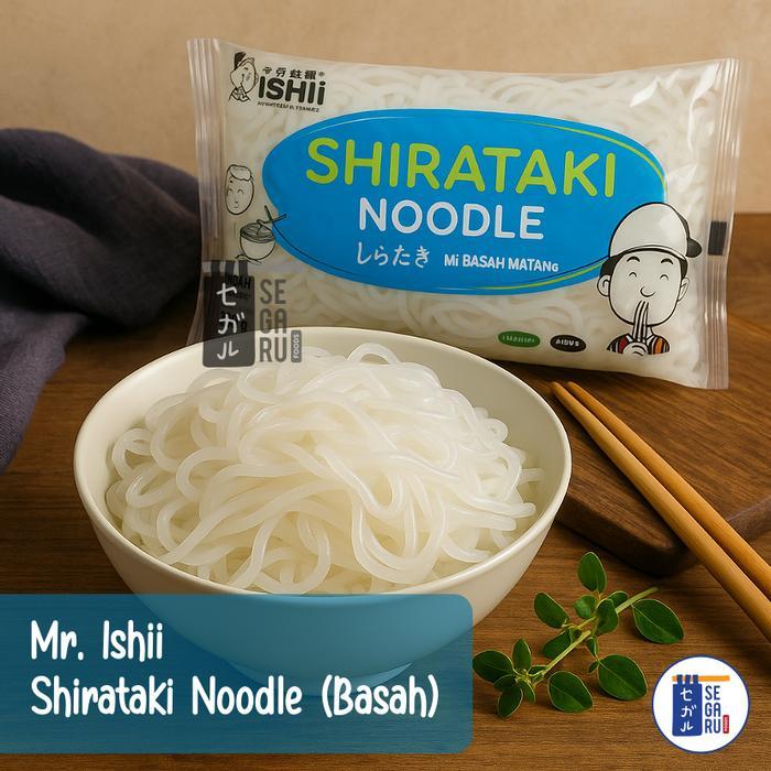 

Mr ISHII MIE SHIRATAKI BASAH /WET SHIRATAKI NOODLE 200 g