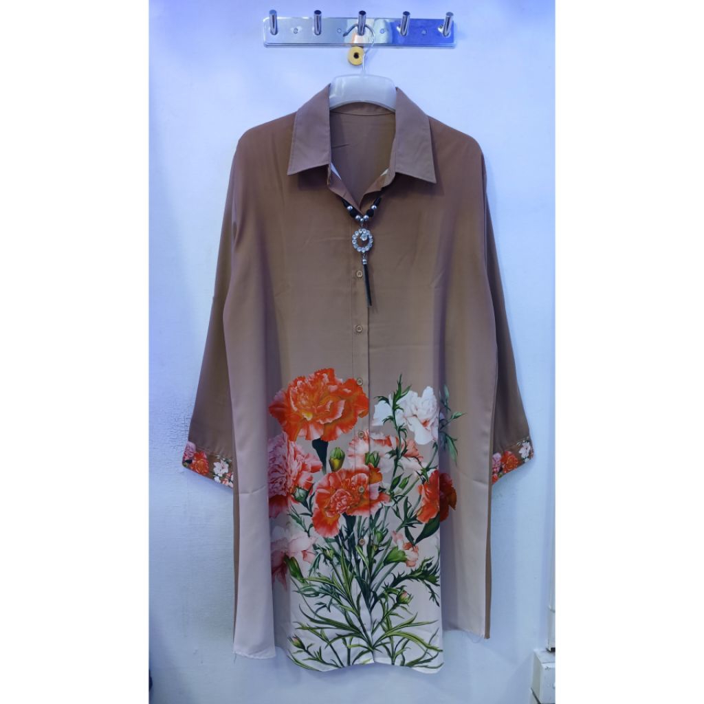 Tunik Wanita-Pakaian Wanita-Bahan Katun