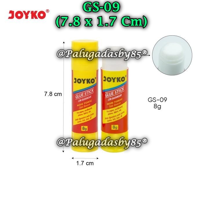 

(1 Biji) GABUNGAN Glue Stick JOYKO GS-09 GS-100 8 Gram / Glue Stick Lem Kertas Batang Joyko (1 Biji)