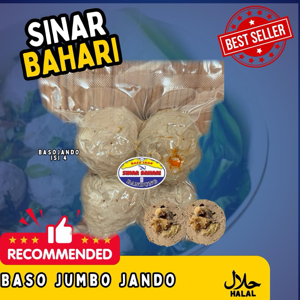 

Bakso Ikan Sinar Bahari Isi Jando isi 4 per pack