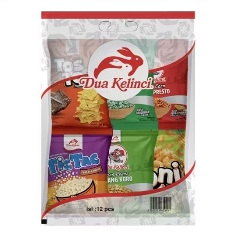 Dua Kelinci Camilan Assorted Pack 12 pcs