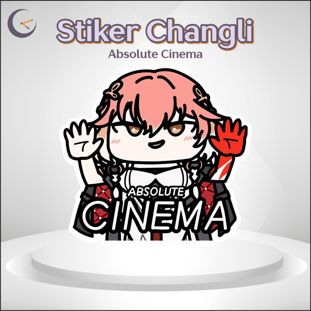 Stiker Changli Absolute Cinema - Wuthering Waves Sticker