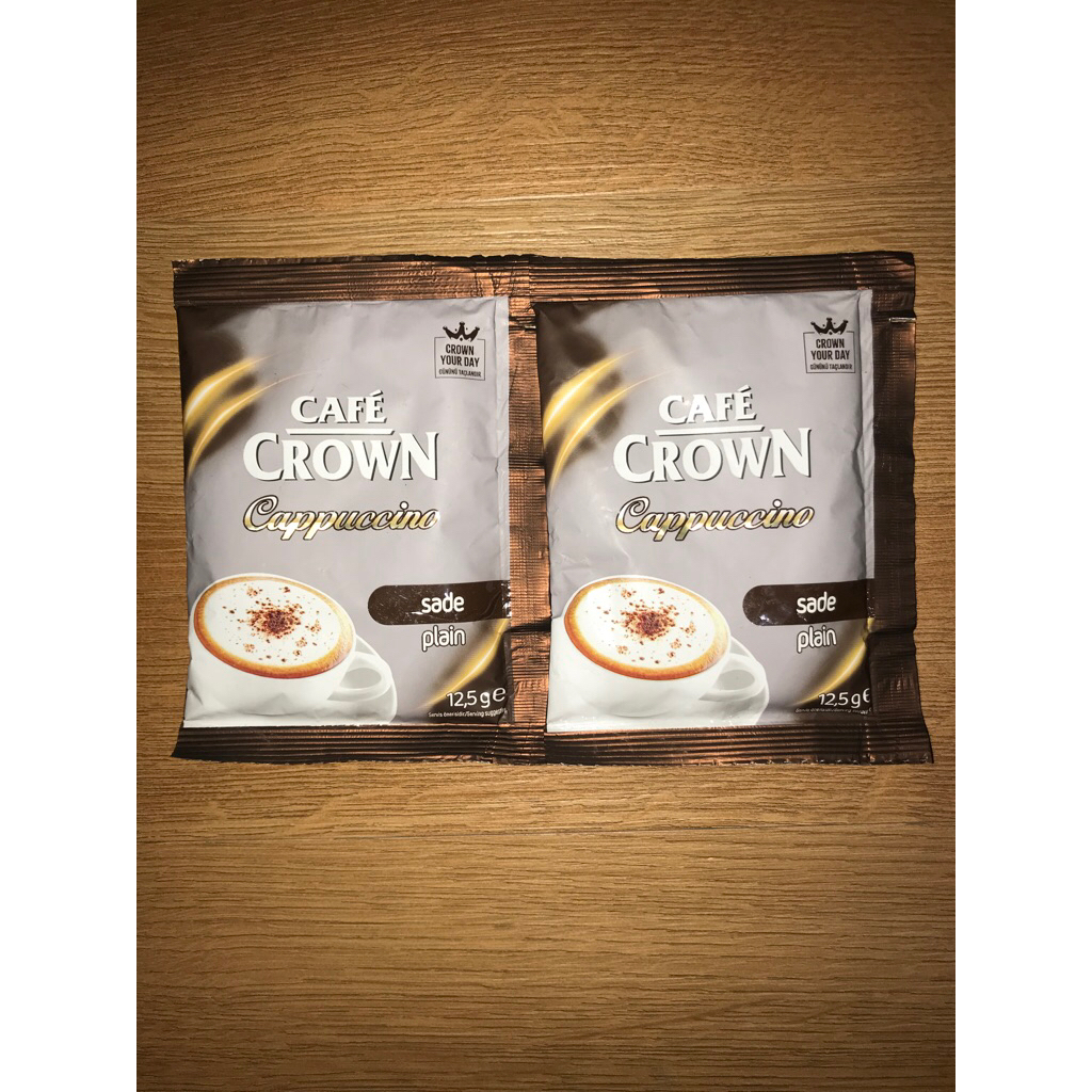 

[ 1 SACHET ] CAFE CROWN CAPPUCINO SIDE PLAIN TURKI