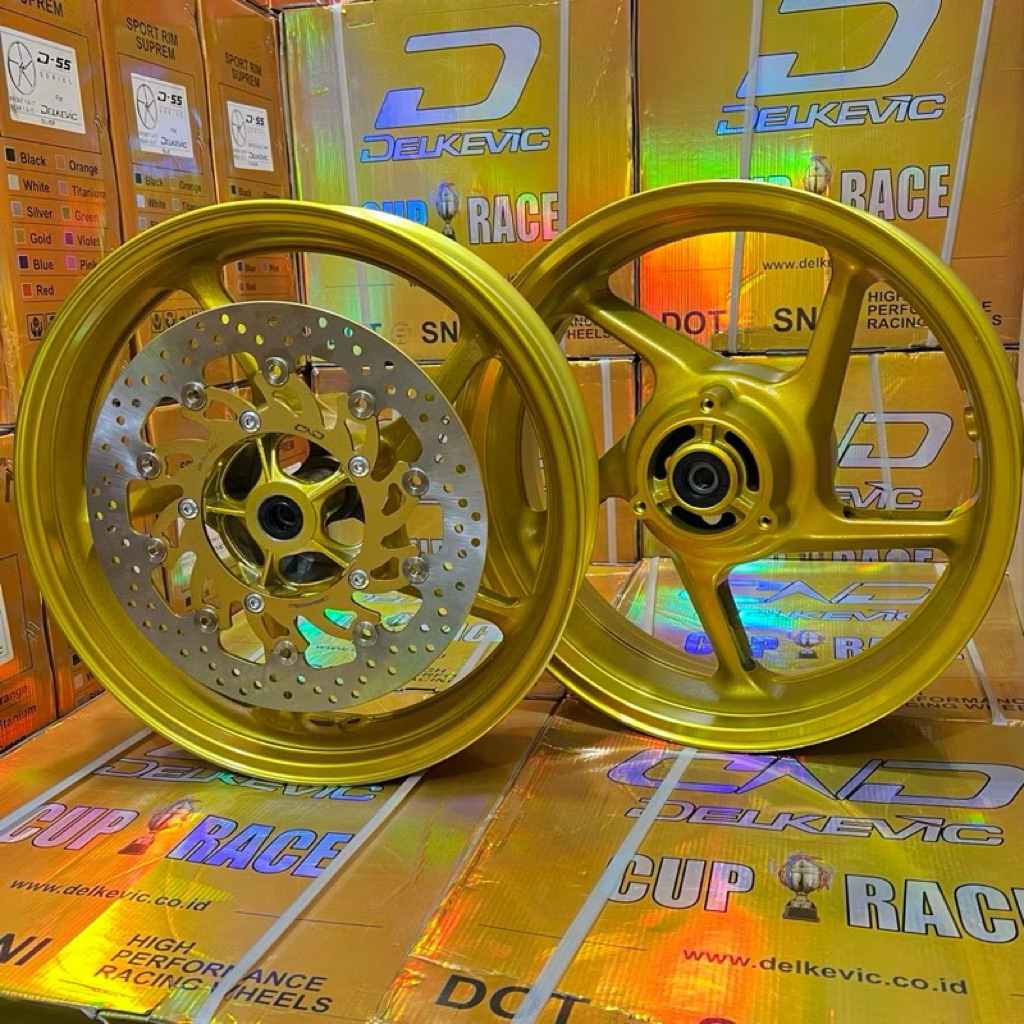 Velg Delkevic Ninja 250fi Single Disc Tapak Lebar Velg Delkevic Ninja 250fi - ninja250r-Z250 350-550