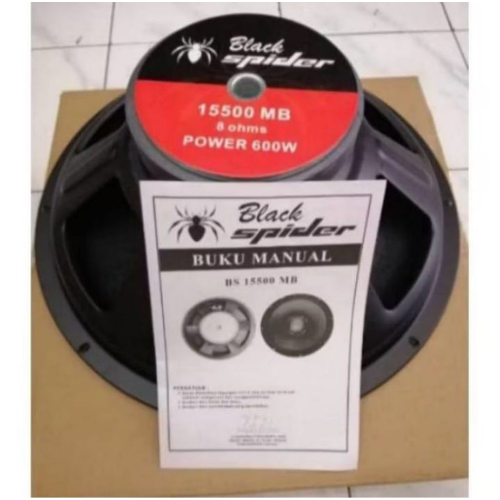 Speaker Black Spider 15 Inch 15500 MB