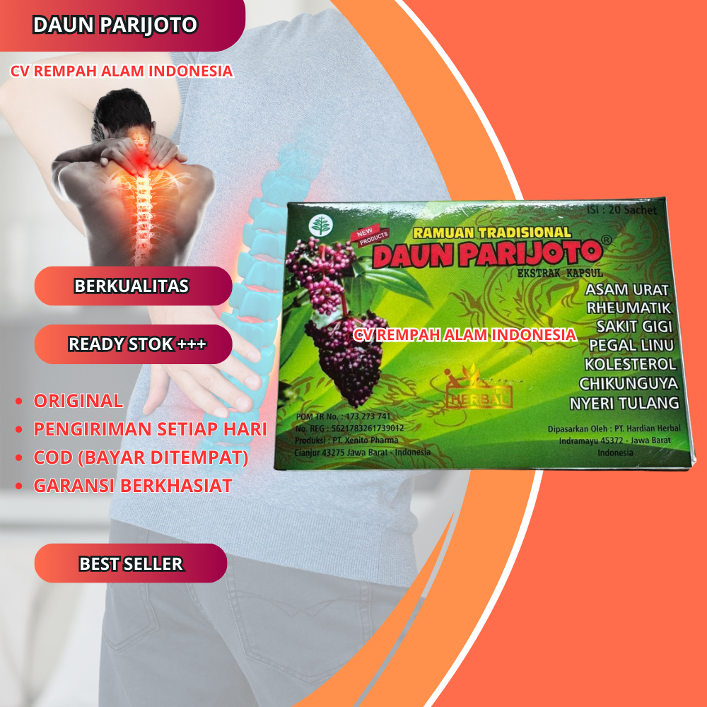 

Kapsul Daun Parijoto Original 20 Sachet