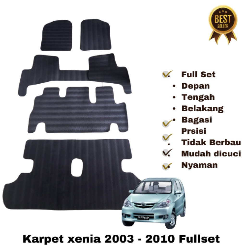 karpet mobil Daihatsu Xenia 2003 2011 alas kaki matras alas kaki matras mobil Xenia 2003 2010 set le