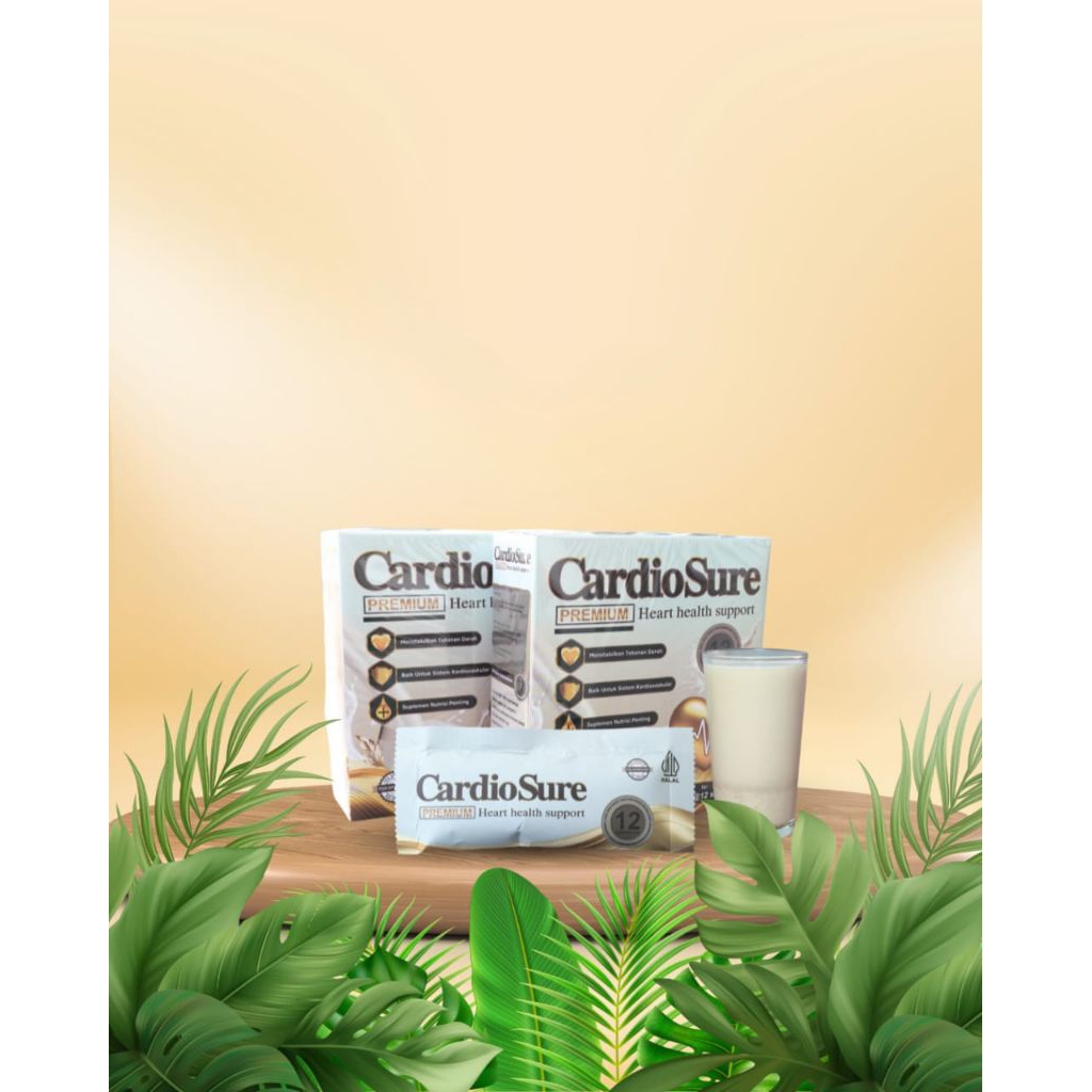 

Cardiosure susu kesehatan jantung dan hipertensi 100% Original resmi bpom halal