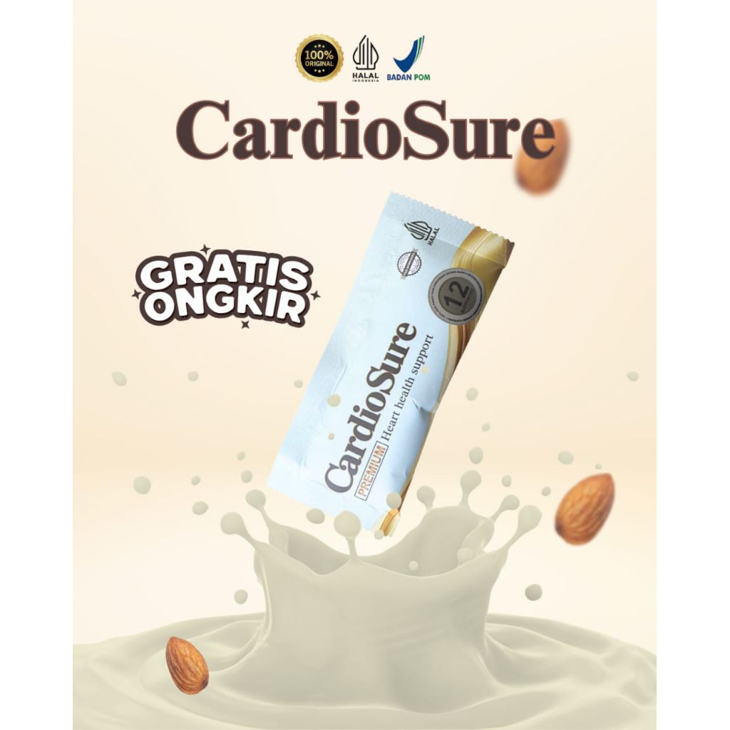 

Cardiosure Susu Jantung dan Hipertensi 100% Original Resmi BPOM Halal