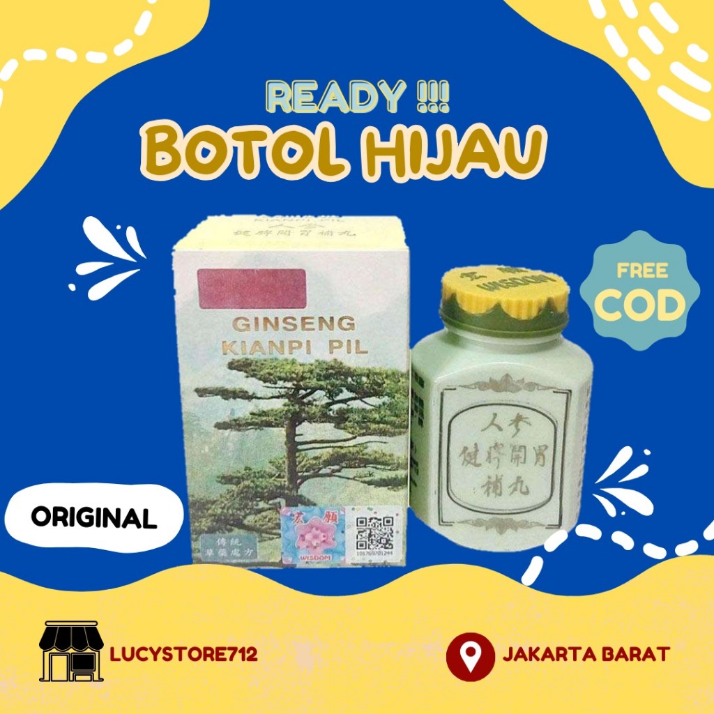 

mbagrosir promo Kianpi-161- (Ginseng Kiann Pii Pill Original) Penggemuk Badan Permanen happy shopping