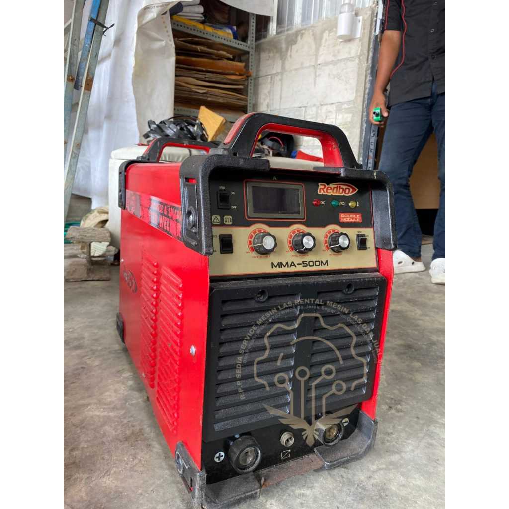 MESIN LAS BEKAS REDBO MMA 500A 3 PHASE MESIN LAS REDBO BEKAS 500 AMPERE SMAW STIK LAS LISTRIK BEKAS 