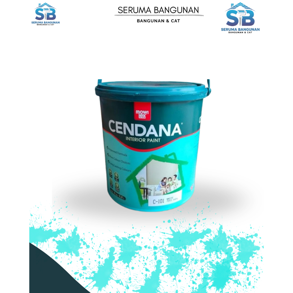Cat Tembok Cendana Mowilex Kemasan 5kg-Kualitas Terbaik untuk Tampilan Rumah yang Elegan