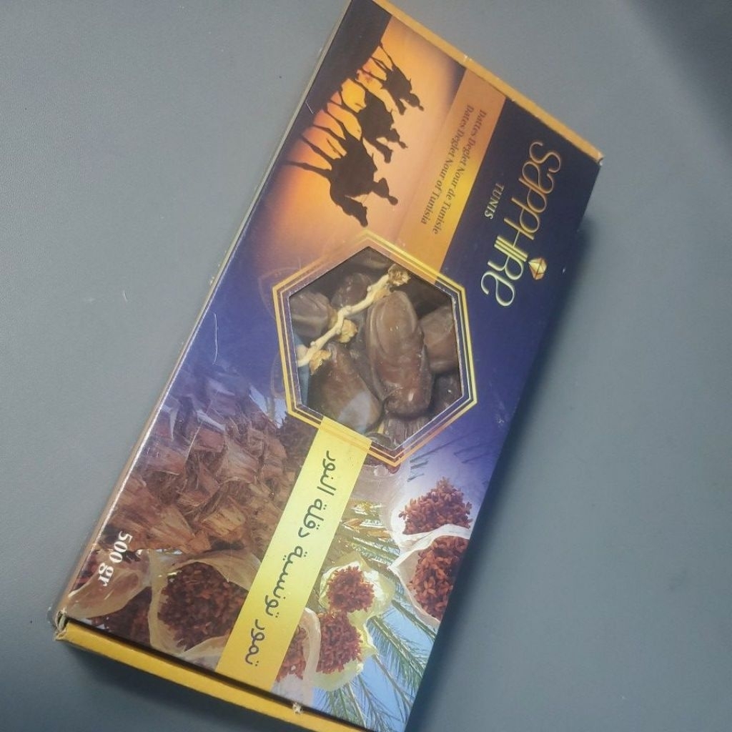 

Kurma Tunisia Tangkai Sapphire 500 Gr Deglet Noor High Premium Original