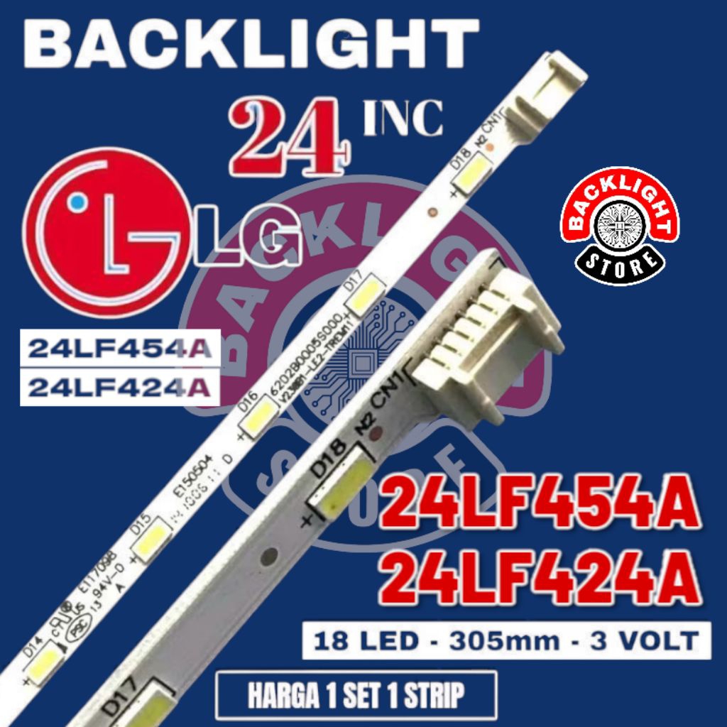 BACKLIGHT TV LED LG 24 INC 24LF454A 24LF424A