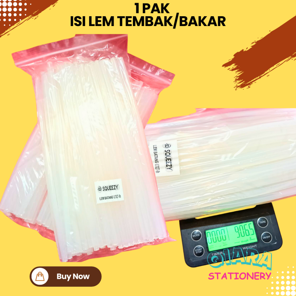 

1 PAK ISI LEM TEMBAK KECIL 0,7 X 27 CM