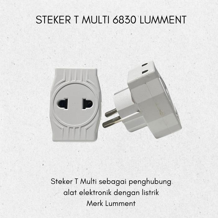 STEKER T MULTI 6830 LUMMENT COLOKAN T