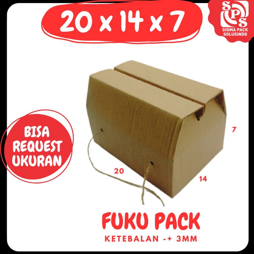 

Box Jinjing 20x14x7 Gable Kardus Packing Bingkisan lebaran/Parcel/Lebaran/idul Fitri/Paket/sembako