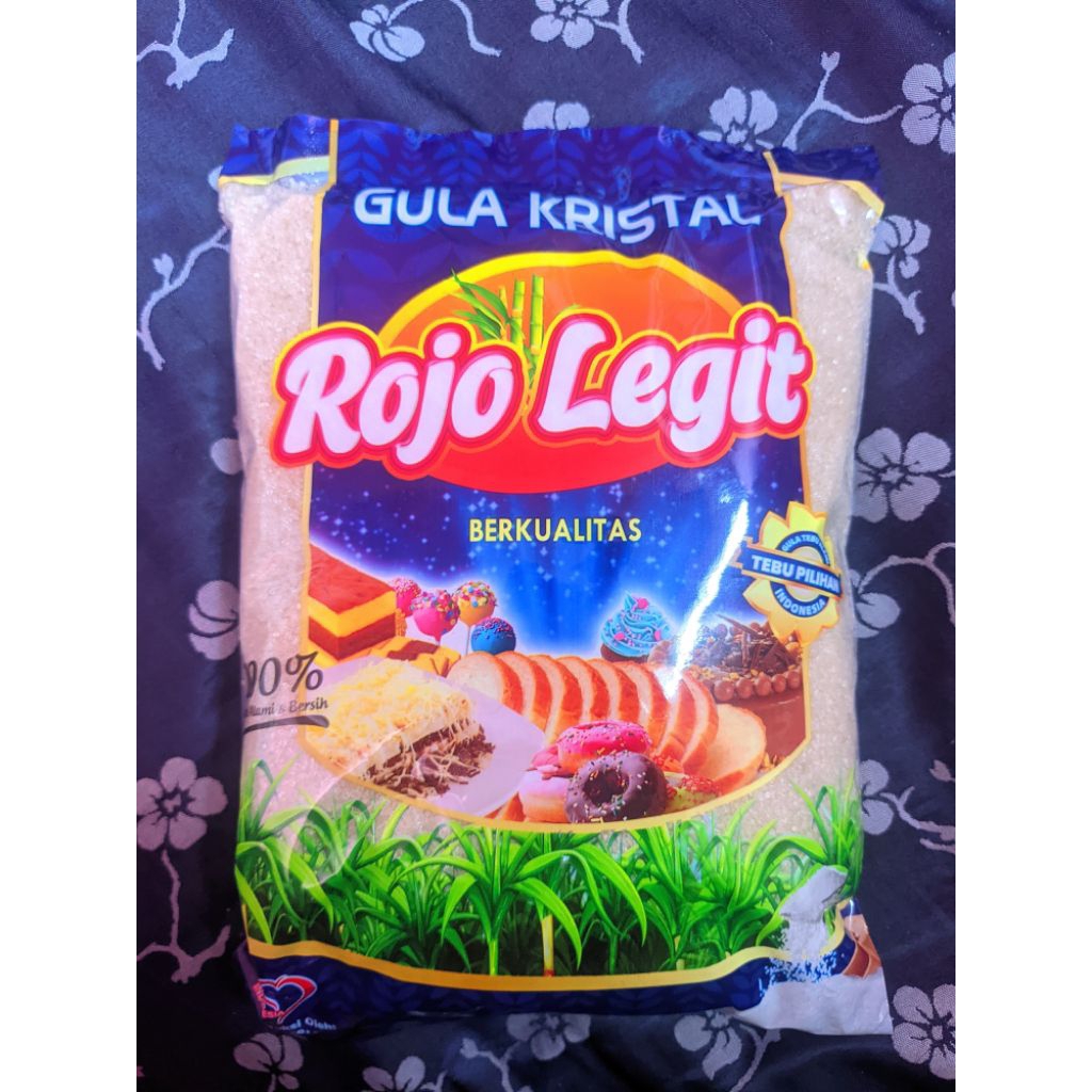 

Gula kristal Rojo Legit 1kg stok baru