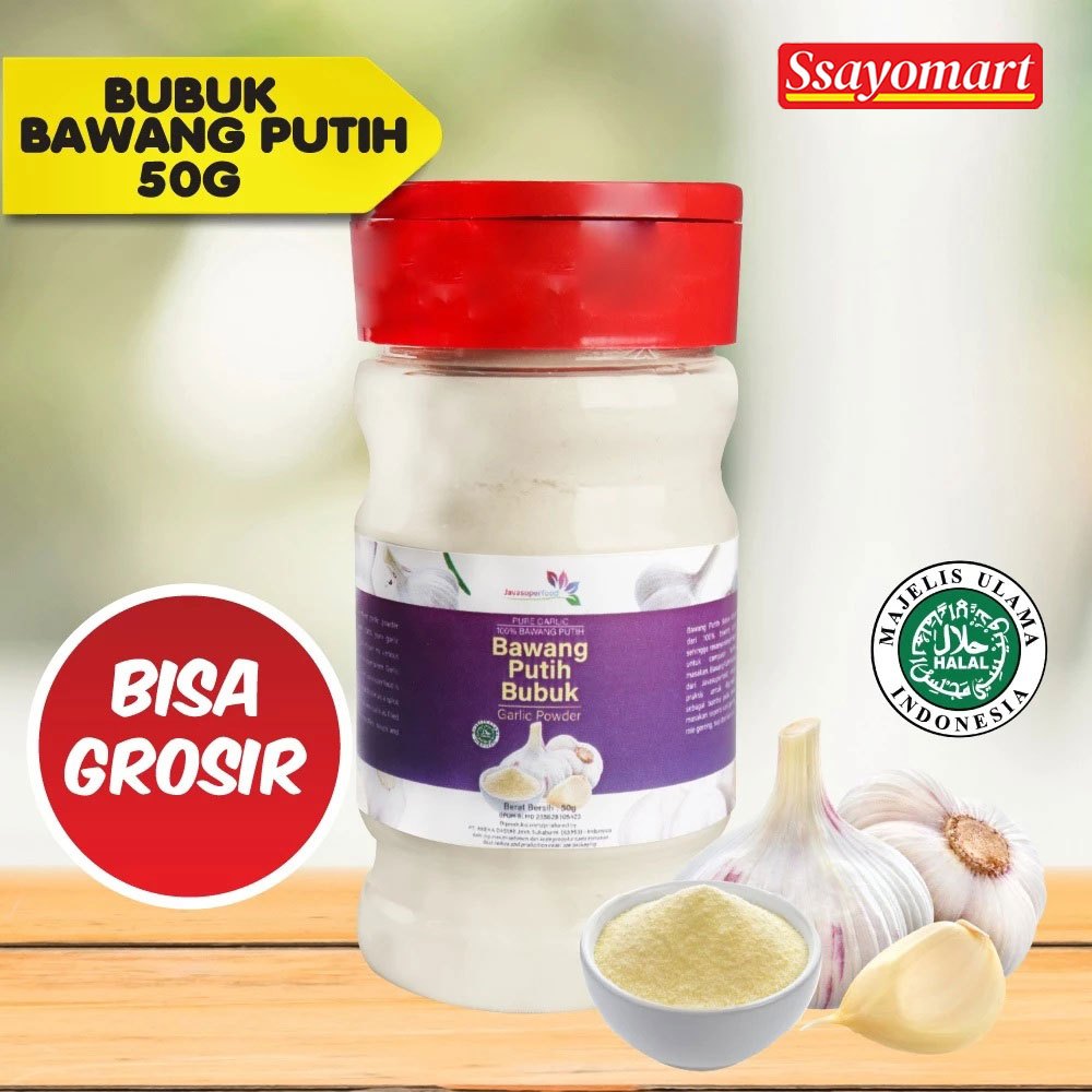 

Bawang Putih Bubuk | Garlic Powder | Bubuk Bawang Putih 50g