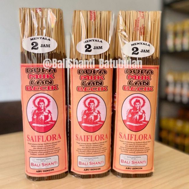 Dupa Harum Bali Shanti Premium Saiflora 1kg Abu Dingin Stick 32cm