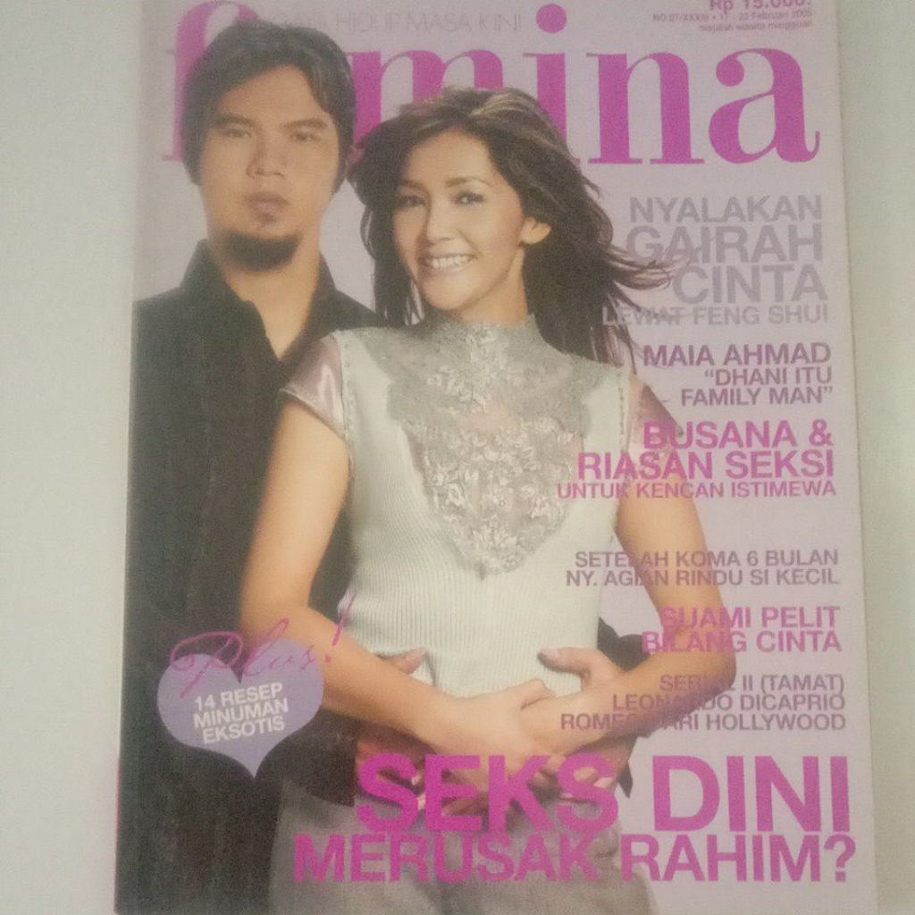 Majalah Femina Tahun 2005 Cover Maya Ahmad