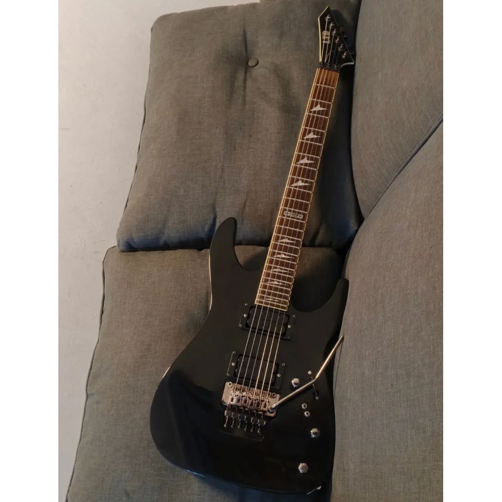 Esp ltd M200FM with Dimarzio evolution USA electrik gitar original