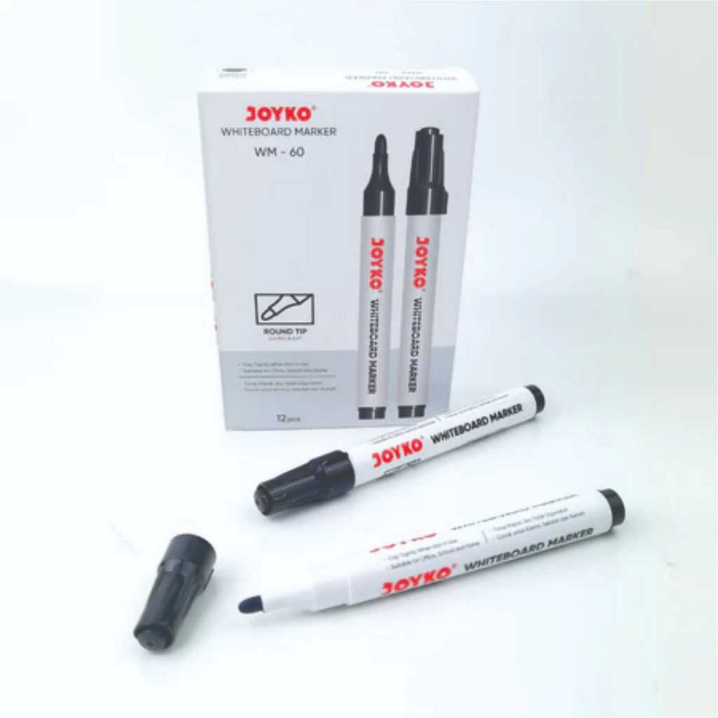 

Spidol Whiteboard Marker JOYKO WM-60 - Erasable Whiteboard - Spidol Papan tulis (1 PCS)