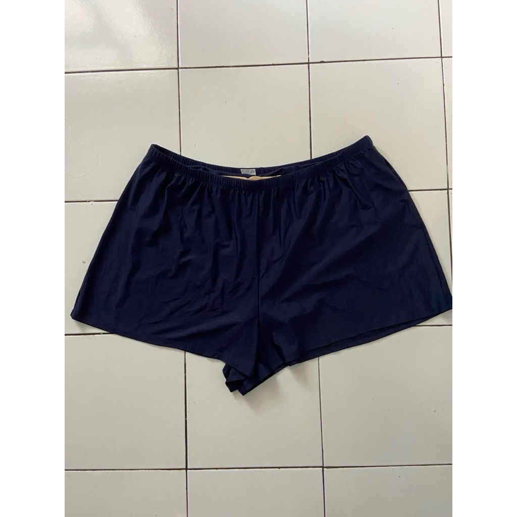 Celana Lejing Pendek Navy Jumbo Tebal (Baru)