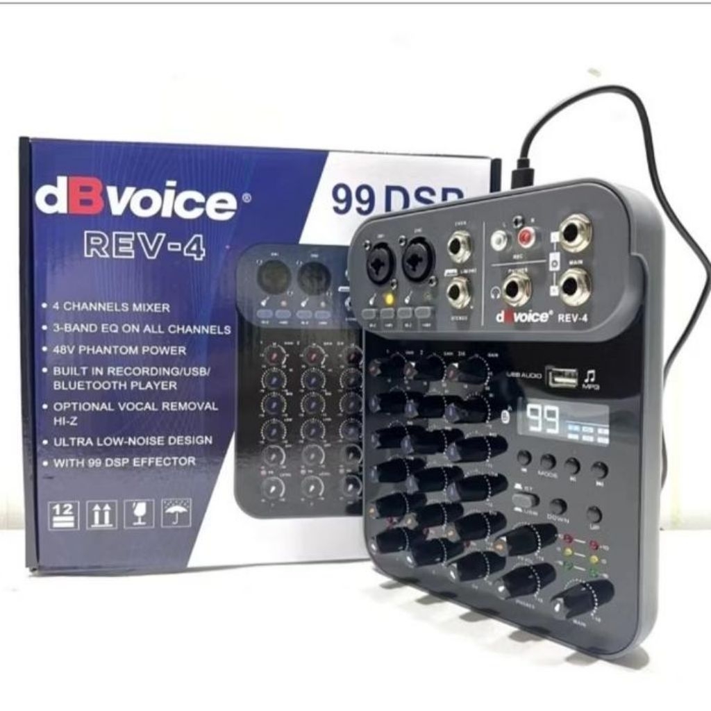 Mixer Audio dBVoice REV4 Original 4 Channel Mini Mixer Audio Original