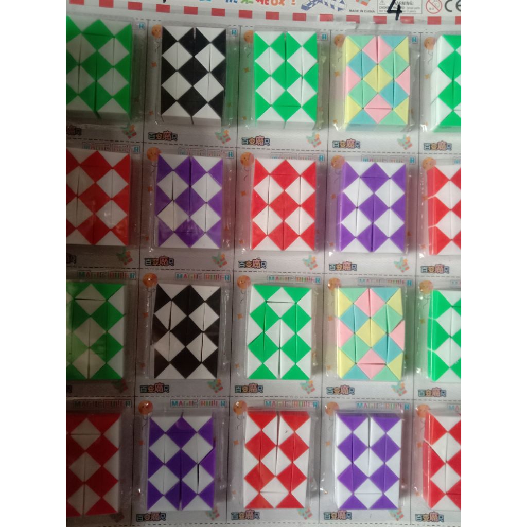 mainan rubik ular/rubik ular warna