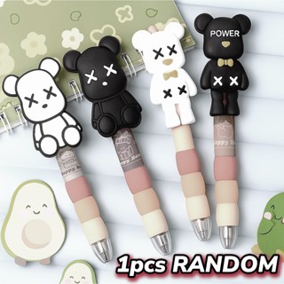 

Pulpen Pena Jel Mekanik Sekolah Anak Aesthetic Pencet Cetek Tekan Motif Karakter Kartun Beruang Happy Bear Kawaii Cartoon Retractable Gel Ink Pen
