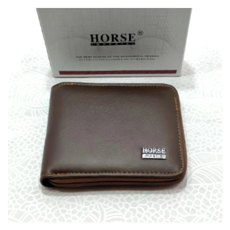 Dompet Pria Kulit Asli Resleting Keliling