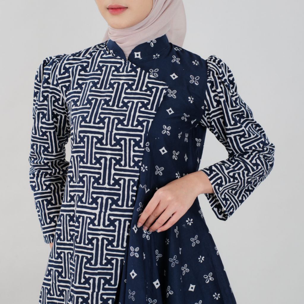 Biru Samudra Batik Modern