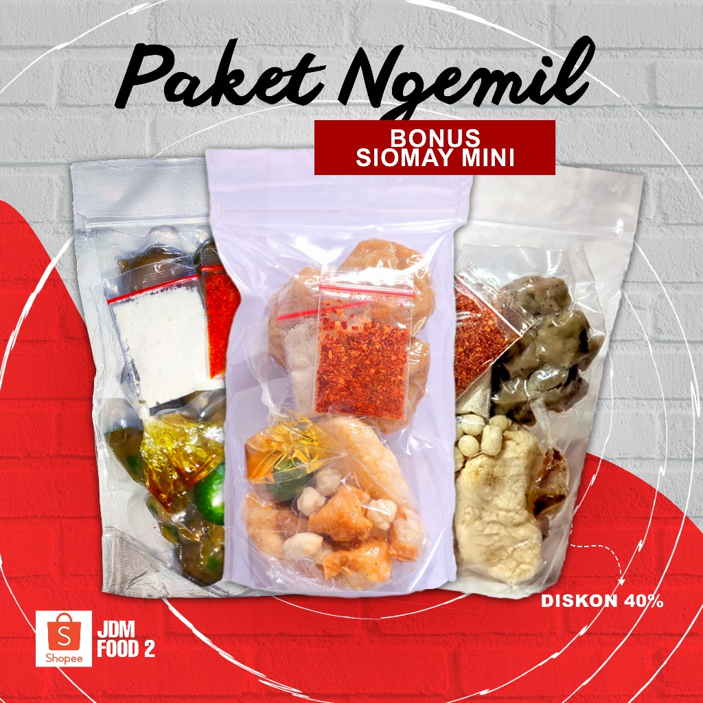 

Paket Ngemil Asik (Baso Aci Tulang Rangu, Baso Aci Tulang Rangu isi 15 butir, Baso Tulang Rangu JUMBO)+bonus siomay mini
